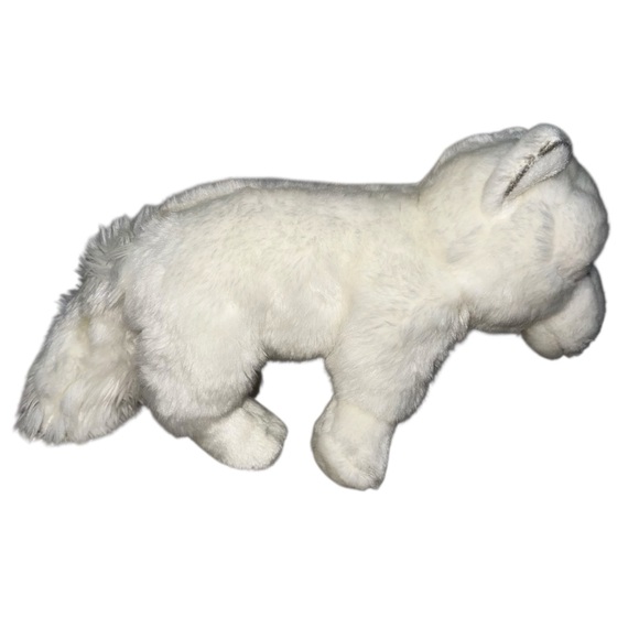 RARE Save Our Space Classic Arctic Fox Plush Realistic Leosco Stuffed Animal HTF - Picture 7 of 11